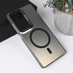 Maska / futrola Magsafe providna za Samsung S938 Galaxy S25 Ultra crna.