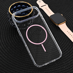 Maska / futrola Magsafe Color Line za iPhone 17 Air roze.