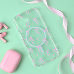 Maska / futrola print Magsafe za iPhone 17 Cute Bow.
