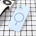 Maska / futrola Magsafe Pure color za iPhone 17 6.3 svetlo plava.