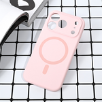 Maska / futrola Magsafe Pure color za iPhone 17 Pro roze.