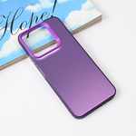 Maska / futrola providna za Huawei Honor X6c ljubicasta.