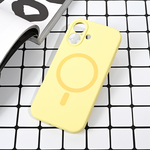 Maska / futrola Magsafe Pure color za iPhone 17 6.3 zuta.