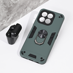 Maska / futrola Hard Ring za Huawei Honor X6c tamno siva.