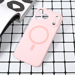 Maska / futrola Magsafe Pure color za iPhone 17 Pro Max 6.9 roze.