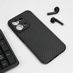 Maska / futrola Carbon fiber za Xiaomi Redmi 15C 4G EU 173mm crna.