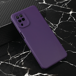 Silikonska maska / futrola Teracell Giulietta za Samsung A125F Galaxy A12 mat tamno ljubicasta.