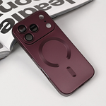 Maska / futrola Magsafe Chrome za iPhone 17 Pro bordo.