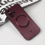 Maska / futrola Magsafe Chrome za iPhone 17 6.3 bordo.