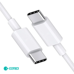 Data kabl Coteci 32117 5A 60W 40 Gps PD Type C na Type C beli 2m.