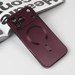 Maska / futrola Magsafe Chrome za iPhone 17 Pro Max 6.9 bordo.