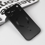 Maska / futrola Magsafe Chrome za iPhone 17 Pro Max 6.9 crna.