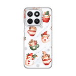Silikonska maska / futrola print za Huawei Honor X8c Ho Ho Ho.