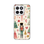 Silikonska maska / futrola print za Huawei Honor X8c Vintage Christmas.