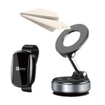 Drzac za mobilni telefon Goji 3 u 1 magnet i vakum crni (MS).