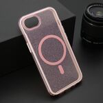 Maska / futrola CRYSTAL MagSafe za iPhone 16e roze (MS).