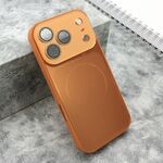 Maska / futrola COLOR METAL MagSafe II za iPhone 17 Pro narandzasta (MS).