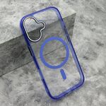 Maska / futrola COLOR RING MagSafe za iPhone 17 plava (MS).