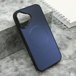 Maska / futrola COLOR METAL MagSafe za iPhone 16 (6.1) crna (MS).