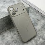 Maska / futrola COLOR METAL MagSafe II za iPhone 17 Pro Max (6.9) srebrna (MS).