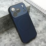 Maska / futrola COLOR METAL MagSafe II za iPhone 17 Pro tamno plava (MS).