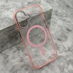 Maska / futrola COLOR RING MagSafe za iPhone 17 roze (MS).