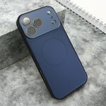 Maska / futrola COLOR METAL MagSafe II za iPhone 17 Pro Max (6.9) tamno plava (MS).