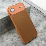 Maska / futrola COLOR METAL MagSafe II za iPhone 17 Air narandzasta (MS).