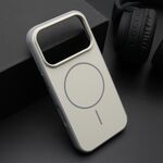 Maska / futrola CHROME MagSafe za iPhone 17 Pro bela (MS).