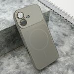 Maska / futrola COLOR METAL MagSafe II za iPhone 17 srebrna (MS).