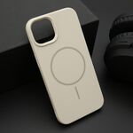 Maska / futrola JELLY MagSafe za iPhone 13 (6.1) titanijum (MS).