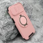 Maska / futrola DEFENDER CAMSHIELD za iPhone 15 roze (MS).