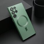 Maska / futrola ELEGANT MAGSAFE za Samsung Galaxy S22 Ultra 5G zelena (MS).