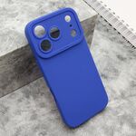 Silikonska maska / futrola Pro Camera za iPhone 17 Pro tamno plava (MS).