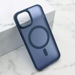 Maska / futrola SILKY MAGSAFE II za iPhone 13 (6.1) plava (MS).