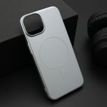 Maska / futrola PURE mat MagSafe za iPhone 13 (6.1) srebrna (MS).