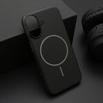Maska / futrola PURE mat MagSafe za iPhone 16 (6.1) crna (MS).