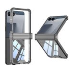 Maska / futrola providna COLOR LINE za Samsung F751B Galaxy Z Flip 7 5G crna (GKK case) (MS).