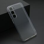 Silikonska maska / futrola ultra tanka PROTECT silikon za Samsung S911B Galaxy S23 providna (bela) (MS).