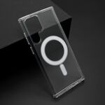 Maska / futrola STANDARD MagSafe za Samsung Galaxy S22 Ultra 5G providna (bela) (MS).