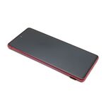 LCD displej za Samsung G780F Galaxy S20 FE 4G + Touch screen + frame red original EU (MS).