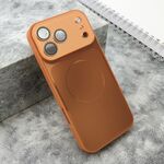 Maska / futrola COLOR METAL MagSafe II za iPhone 17 Pro Max (6.9) narandzasta (MS).