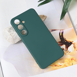 Maska / futrola Teracell Soft Velvet za Samsung S931 Galaxy S25 tamno zelena.