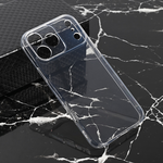 Silikonska maska / futrola Teracell Giulietta za iPhone 17 Pro Max 6.9 providna.