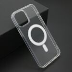 Maska / futrola STANDARD MagSafe za iPhone 12 Pro Max (6.7) providna (bela) (MS).