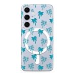 Maska / futrola silikonska print MagSafe za Samsung S921 Galaxy S24 5G palm (MS).