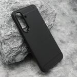 Silikonska maska / futrola BRUSHED za Samsung S731B Galaxy S25 FE crna (MS).