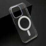 Maska / futrola STANDARD MagSafe (sa IC) za iPhone 13 Pro (6.1) providna (bela) (MS).