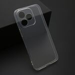 Silikonska maska / futrola ultra tanka PROTECT silikon za Huawei Honor X5c/X5c Plus providna (bela) (MS).