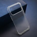 Silikonska maska / futrola CRASHPROOF za iPhone 17 Pro providna (MS).